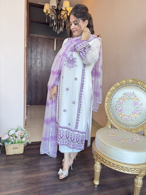 💜mal chanderi lavender