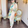 peach mal chanderi