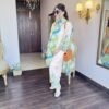 peach mal chanderi