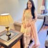 pure crushed tissue anarkali