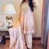 pure crushed tissue anarkali