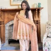 pure crushed tissue anarkali