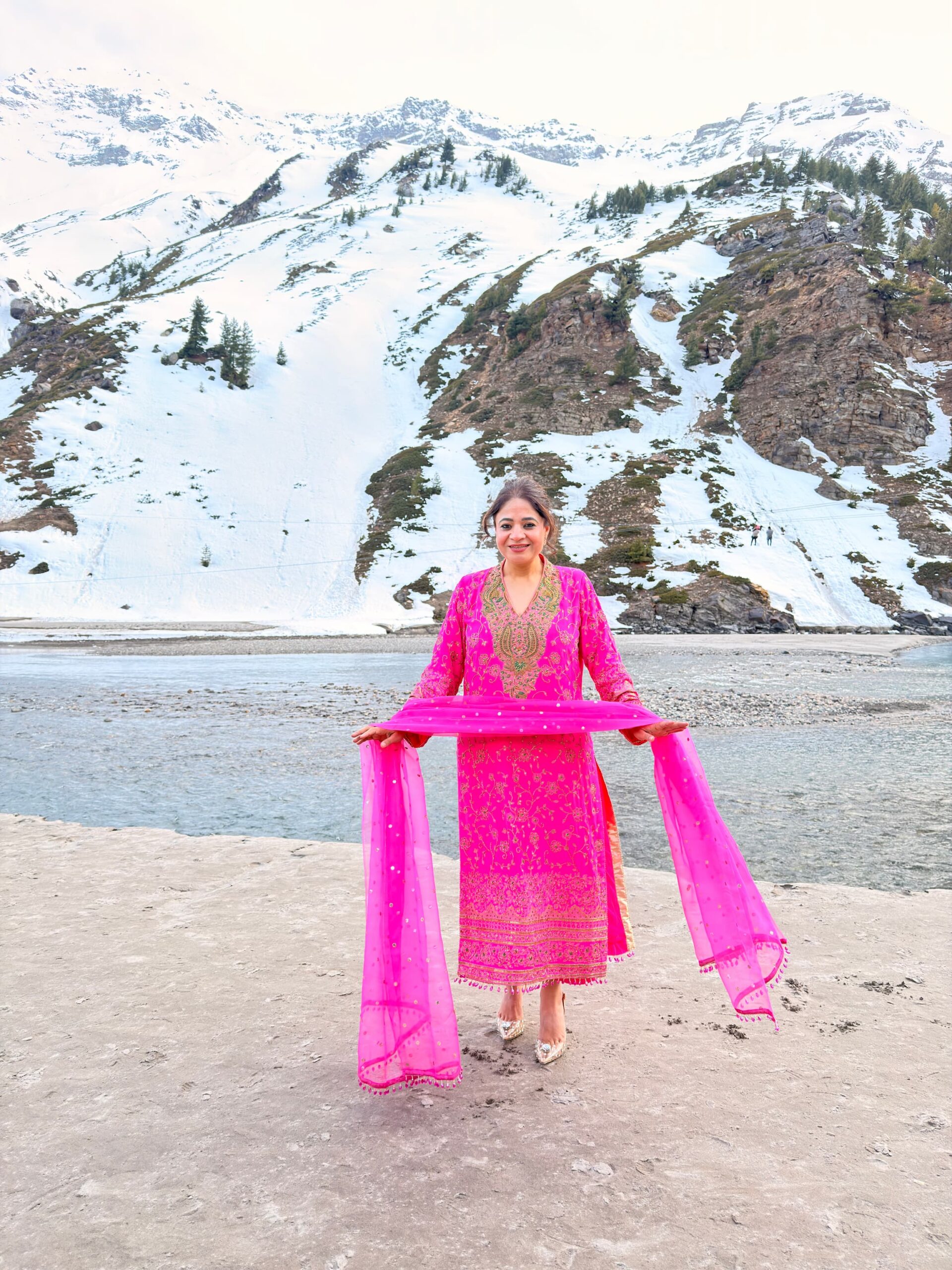 hot pink pure crepe embroidered suit hot pink pure crepe embroidered suit