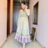 pure crushed tissue anarkali suit