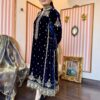 royal midnight velvet suit