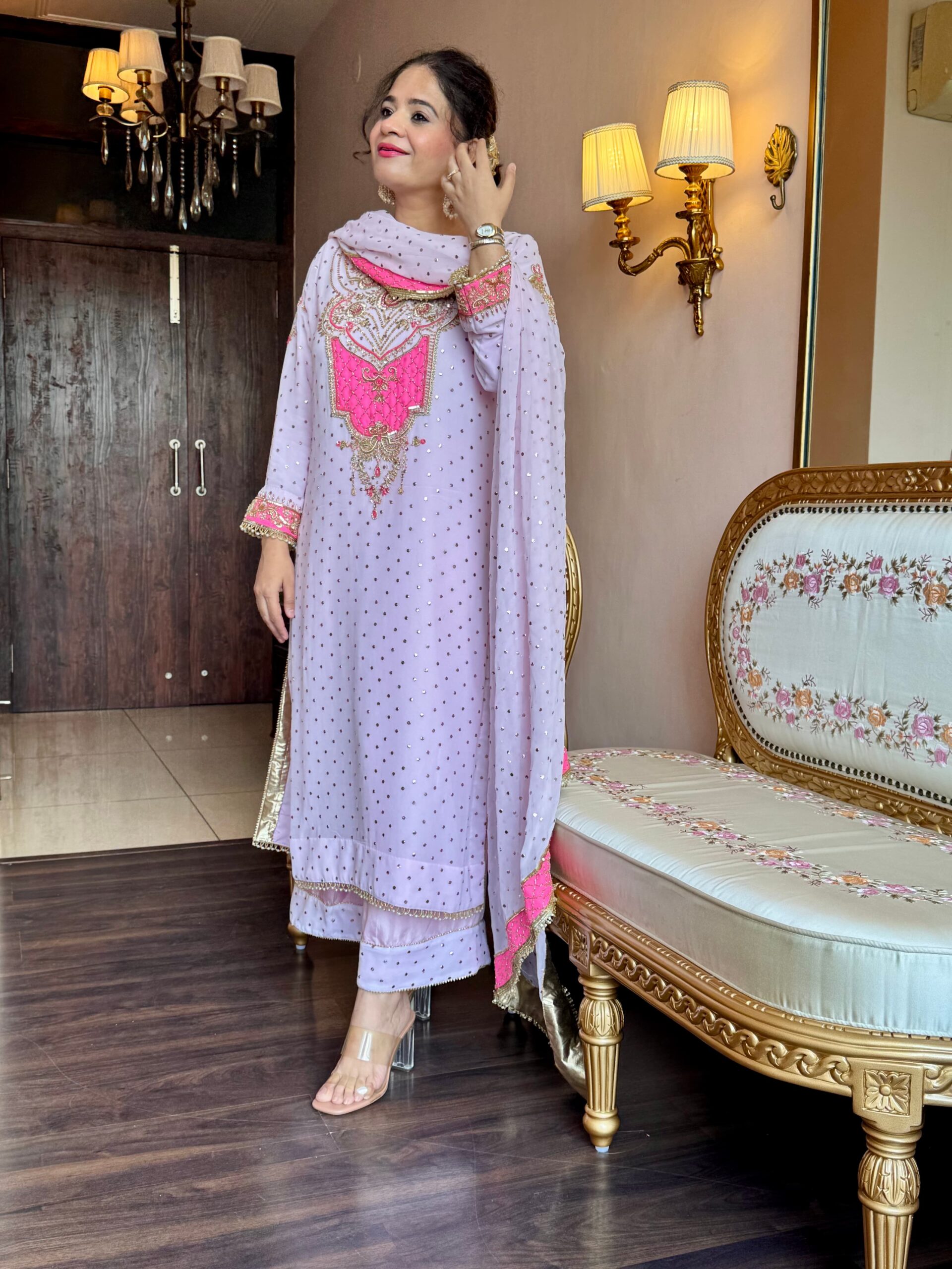 gulbahar lilac embroidered suit gulbahar lilac embroidered suit