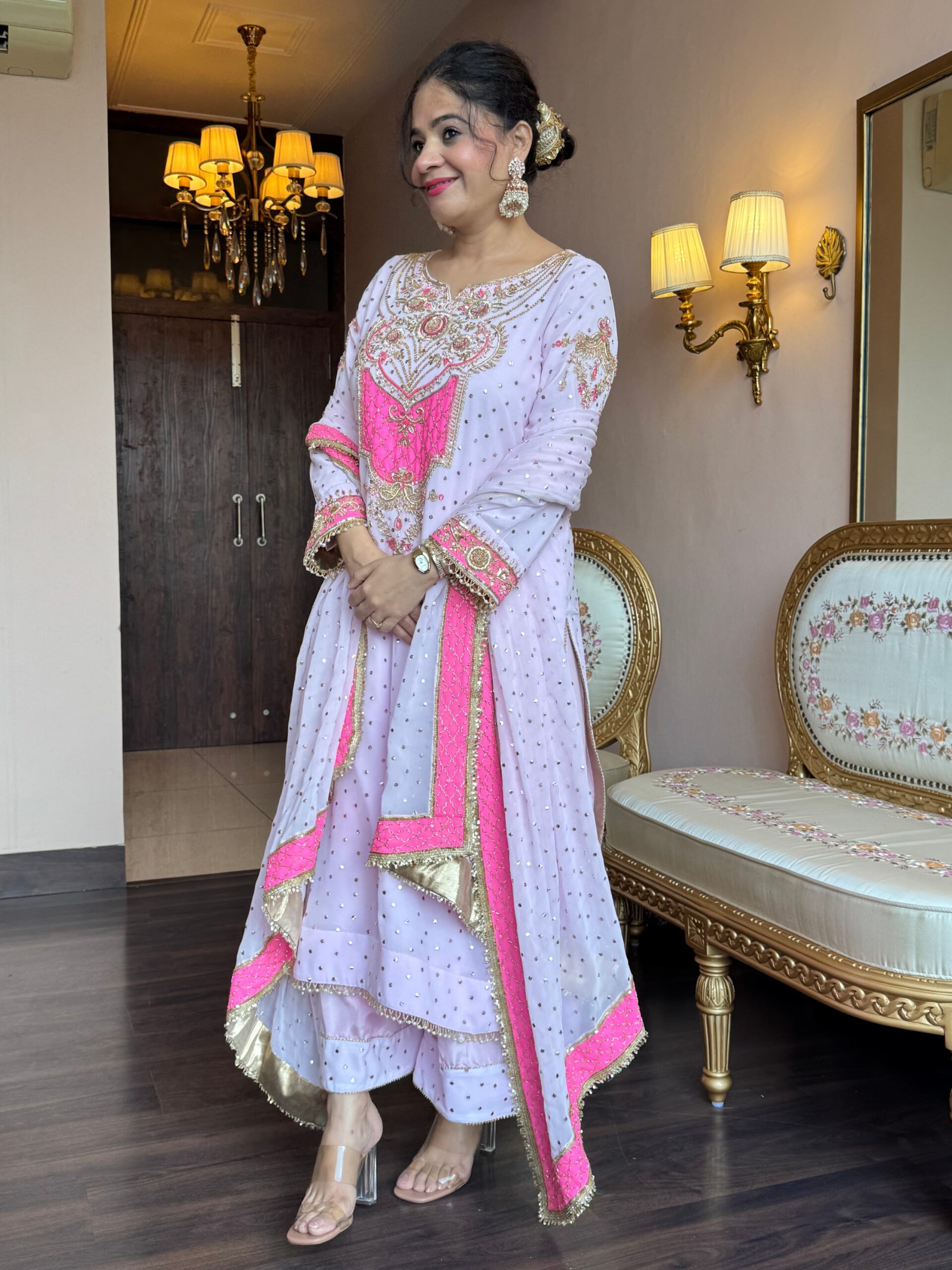 gulbahar lilac embroidered suit gulbahar lilac embroidered suit