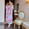 gulbahar lilac embroidered suit