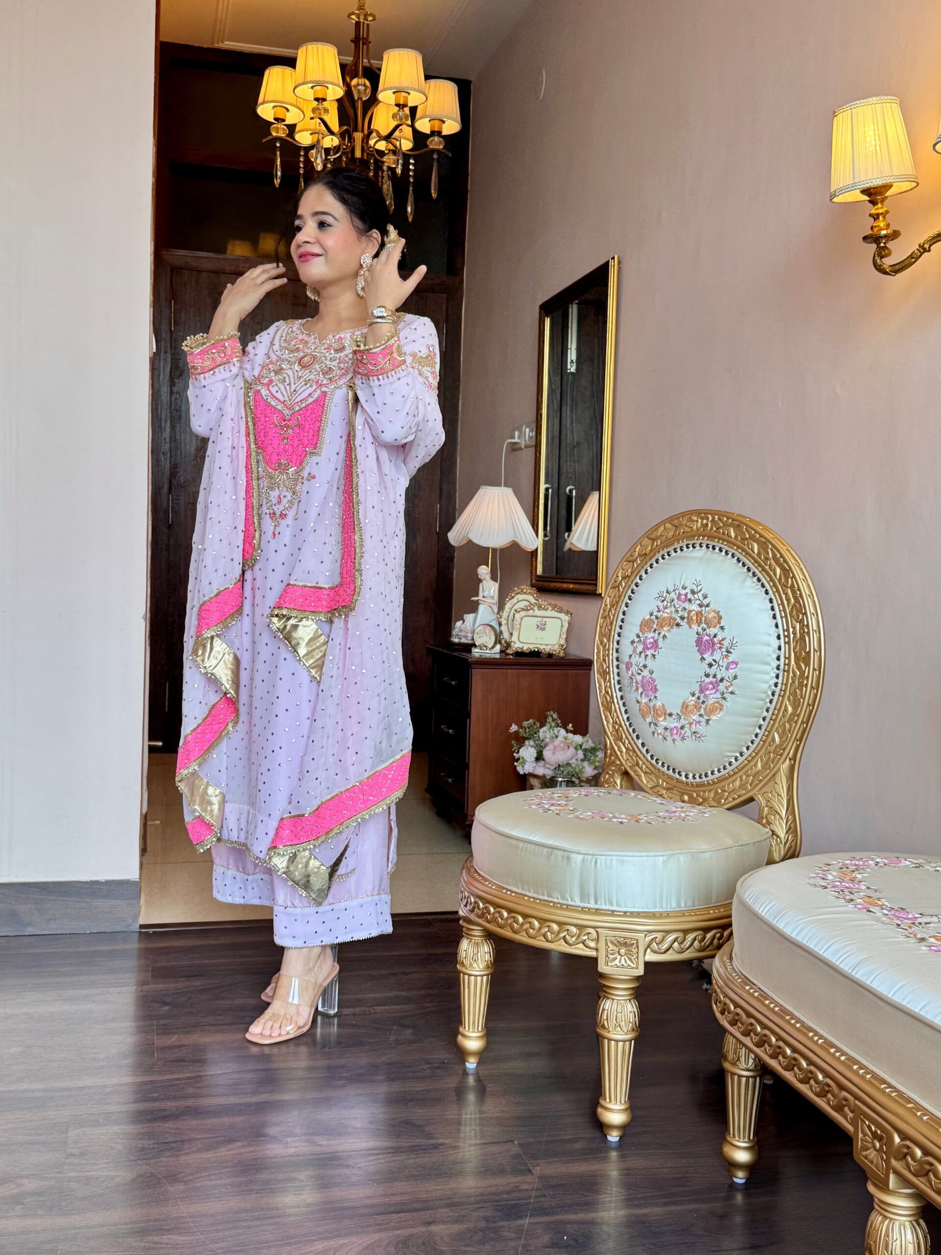 gulbahar lilac embroidered suit gulbahar lilac embroidered suit