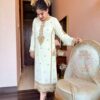 moonlight ivory embroidered suit