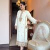 moonlight ivory embroidered suit