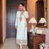 moonlight ivory embroidered suit