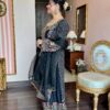ruhani black embroidered suit