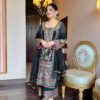ruhani black embroidered suit
