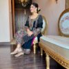 ruhani black embroidered suit