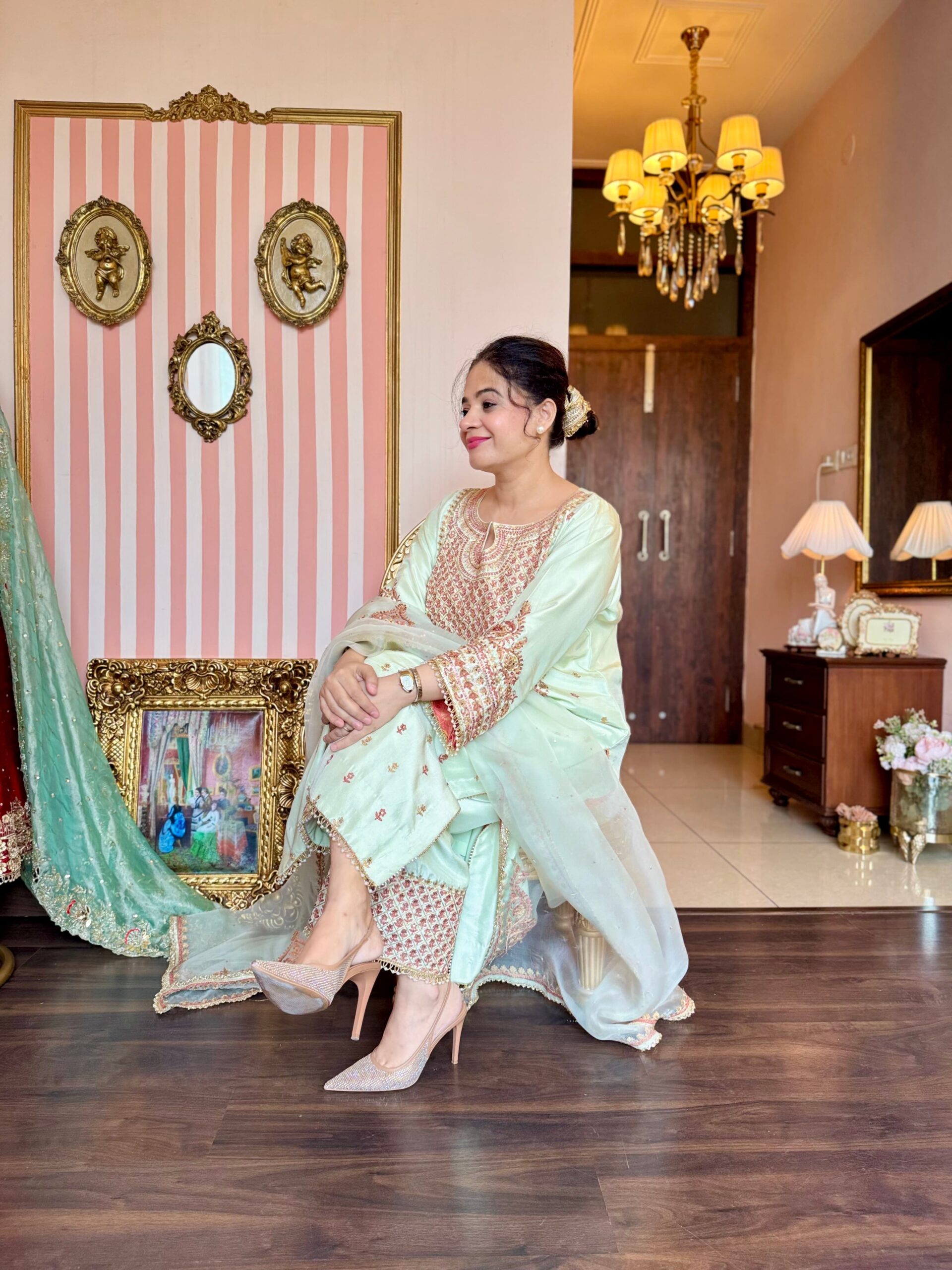 noor mint thread embroidered suit noor mint thread embroidered suit