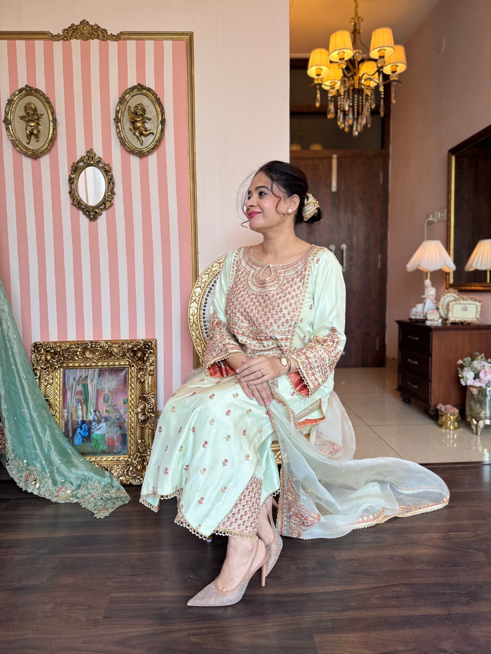 noor mint thread embroidered suit noor mint thread embroidered suit