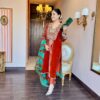 mehr rust velvet suit