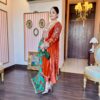 mehr rust velvet suit