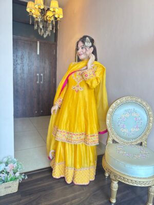 Sunehri Noor Sharara Outfit