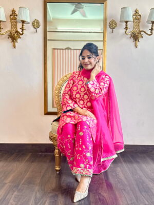 Rani Mehr Banarasi Suit