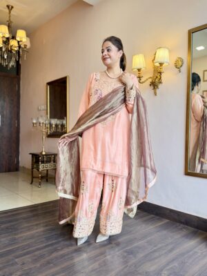 Peach Blossom Farshi Salwar Suit