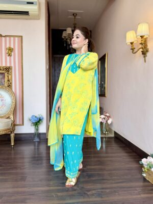 Lemon Bloom Salwar Suit